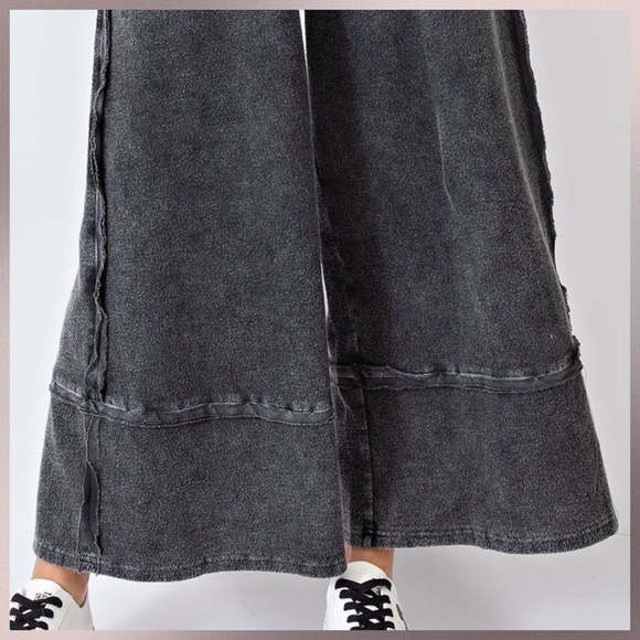 easel Pants & Jumpsuits Easel Criss Cross Ultra Wide Leg Palazzo